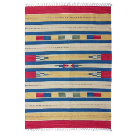 Modern kelim rug Indian 120x180 colourful cotton kilim rug