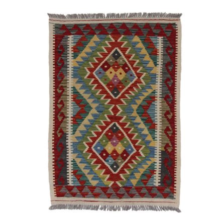 Wool Kelim Chobi 85x122 handwoven Afghan Kelim rug