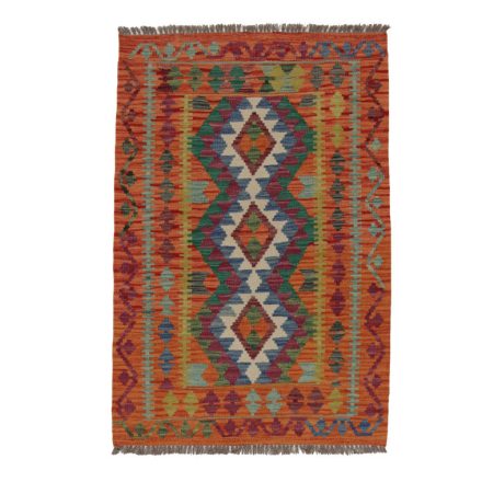 Wool Kelim Chobi 86x129 handmade Afghan Kelim rug