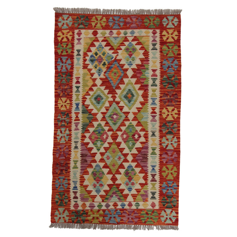 Kilim rug Chobi 156 x93 handwoven Afghan Kelim rug - Carpet