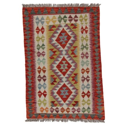 Wool Kelim rug Chobi 142x96 handwoven Afghan Kilim rug