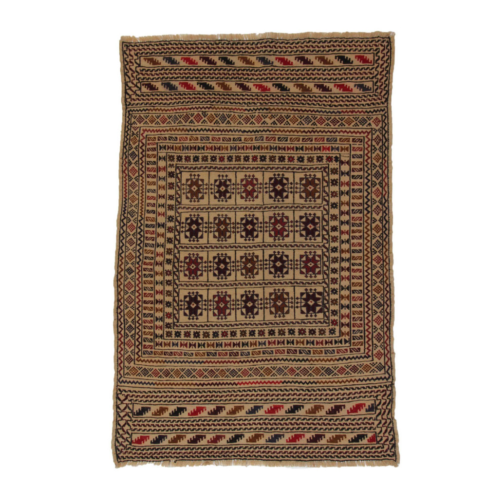Tribal Kilim rug Adarskan 137x202 Nomadic Wall Carpet - Carp