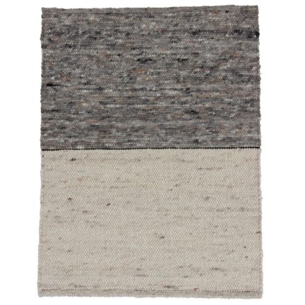 Thick wool rug Rustic 71x92 woven wool rug for living room