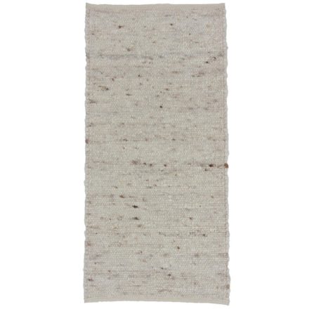 Thick wool rug Rustic 61x128 woven wool rug for living room