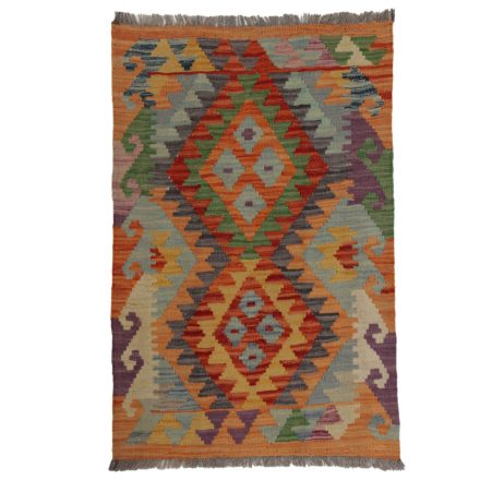 Ethnic Kelim rug Chobi 96x64 hand woven Afghan Ethnic Kelim rug