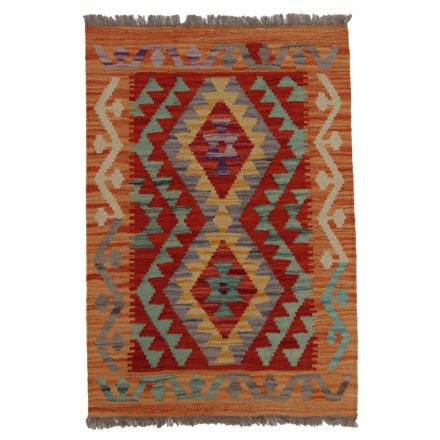 Ethnic Kelim rug Chobi 90x62 hand woven Afghan Ethnic Kelim rug