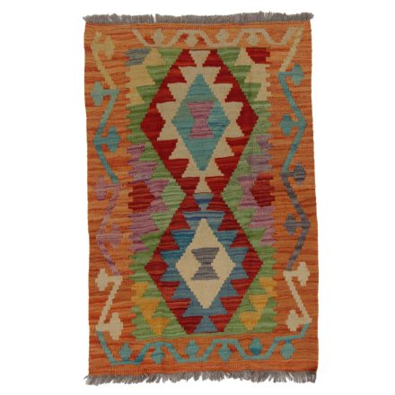 Ethnic Kelim rug Chobi 95x64 hand woven Afghan Ethnic Kelim rug