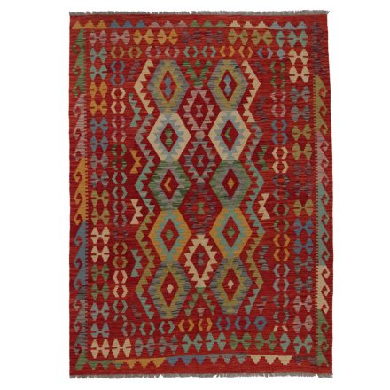 Authentic Kilim rug Chobi 244x179 hand woven Afghan Kelim rug