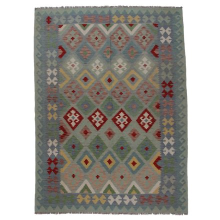 Afghan Kelim rug Chobi 250x187 hand woven ethnic Kilim rug