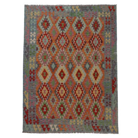 Afghan Kelim rug Chobi 237x177 hand woven ethnic Kilim rug