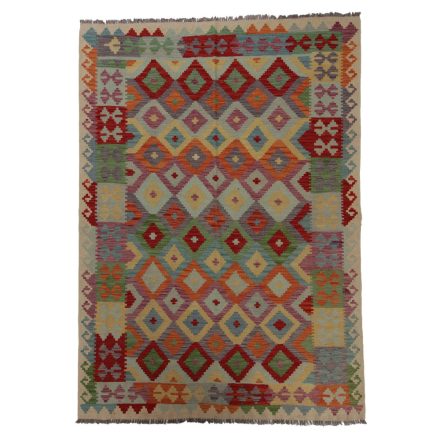 Afghan Kelim rug Chobi 241x174 hand woven ethnic Kilim rug