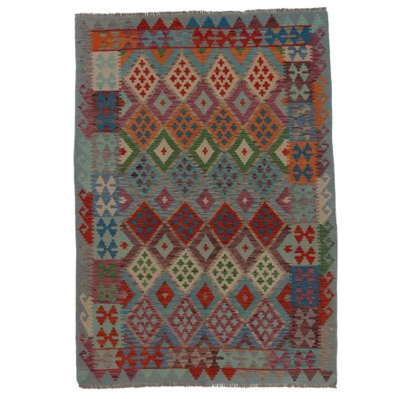 Afghan Kelim rug Chobi 247x175 hand woven ethnic Kilim rug