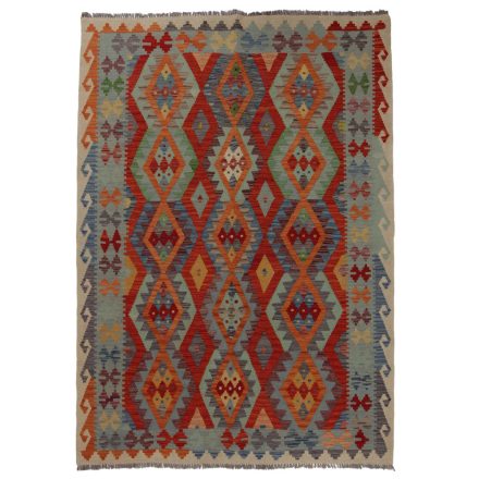 Afghan Kelim rug Chobi 241x176 hand woven ethnic Kilim rug