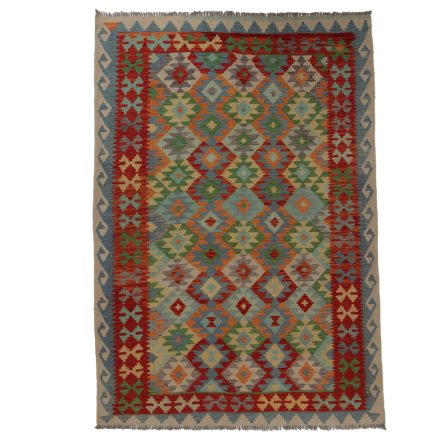 Afghan Kelim rug Chobi 247x174 hand woven ethnic Kilim rug