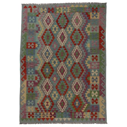 Afghan Kelim rug Chobi 240x175 hand woven ethnic Kilim rug