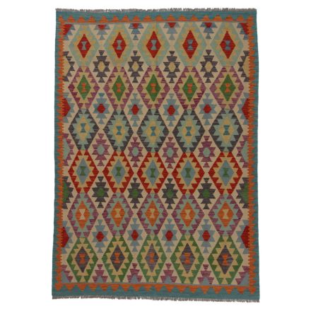 Afghan Kelim rug Chobi 245x176 hand woven ethnic Kilim rug