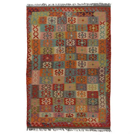 Afghan Kelim rug Chobi 244x166 hand woven ethnic Kilim rug