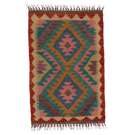 Kelim rug Chobi 62x91 hand woven Afghan Kelim rug