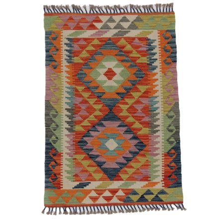 Afghan Kelim rug Chobi 124x88 hand woven ethnic kilim