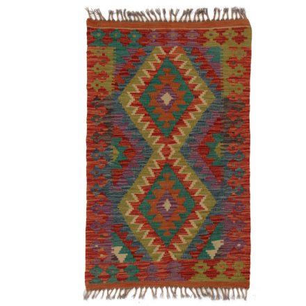 Kelim rug Chobi 62x102 hand woven Afghan Kelim rug