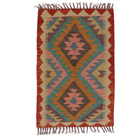 Ethnic Kelim rug Chobi 94x63 hand woven Afghan Ethnic Kelim rug