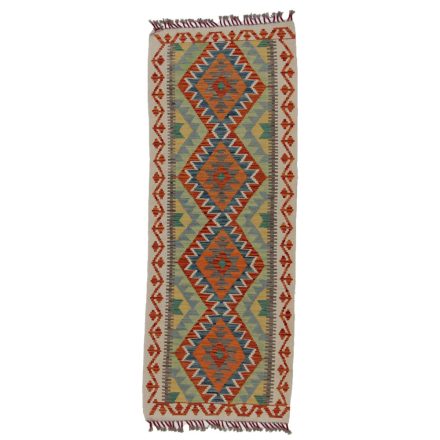 Kelim rug Chobi 76x202 hand woven Afghan Kelim rug