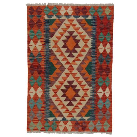 Kelim rug Chobi 114x77 handmade afghan wool kilim rug