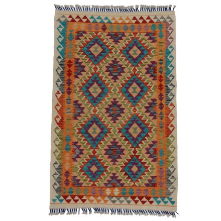 Kelim rug Chobi 151x96 handmade afghan wool kilim rug