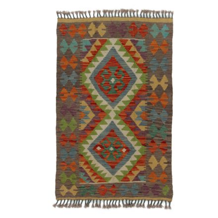 Kelim rug Chobi 125x79 hand woven Afghan Kelim rug