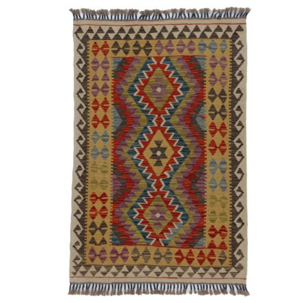 Kelim rug Chobi 128x88 hand woven Afghan Kelim rug