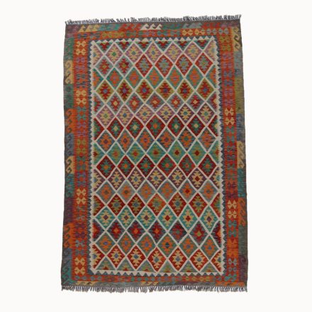 Hand woven Kelim rug Chobi 209x303 Afghan Kelim rug to living room