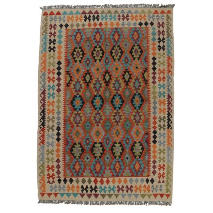 Kelim rug Chobi 205x288 handmade Afghan Kelim rug to living room