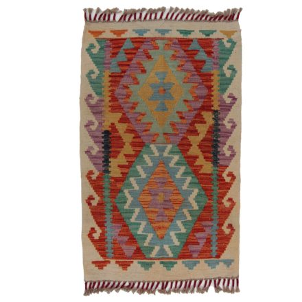 Kelim rug Chobi 96x61 hand woven Afghan Kelim rug