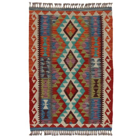 Chobi Kelim rug 126x88 handmade afghan wool kilim rug