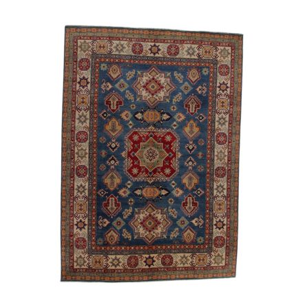 Kazak oriental rug 253x357 handmade carpet for living room