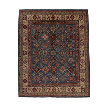 Kazak rug 241x296 handmade oriental carpet for living room