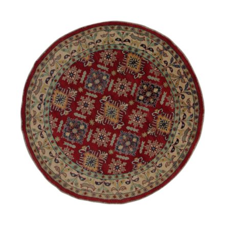 Kazak round rug 168x171 handmade Afghan rug