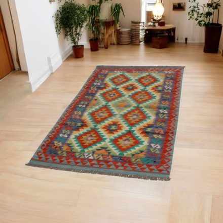 Afghan Kelim runner rug 101x200 hand woven Kilim rug