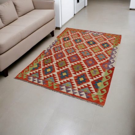 Afghan Kelim Chobi 124x190 hand woven Kilim rug