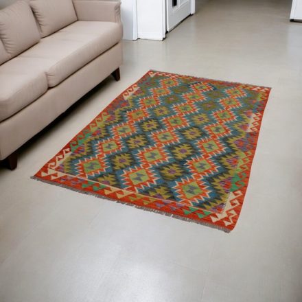 Afghan hand woven Kelim Chobi 130x188 Afghan wool Kilim rug