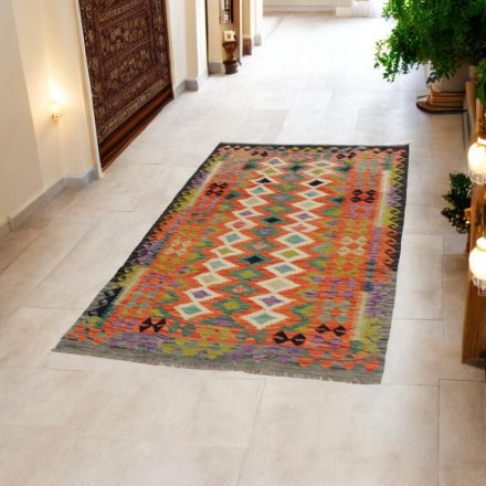 Chobi Kelim runner rug 110x200 hand woven wool Kilim