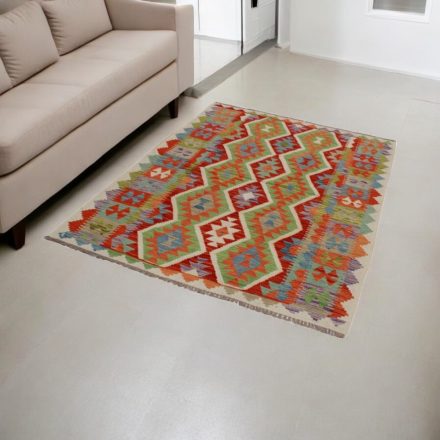 Ethnic Kilim rug Chobi 131x176 hand woven afghan rug