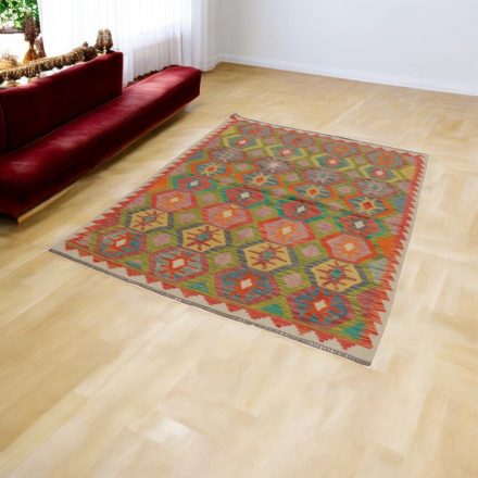 Chobi Kelim rug 149x196 hand woven wool Kilim