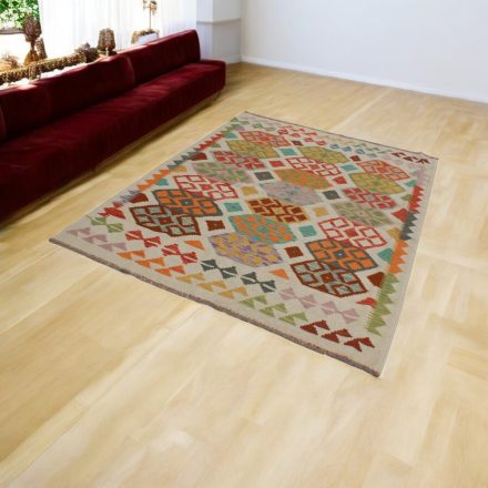 Chobi Kelim rug 161x207 hand woven wool Kilim