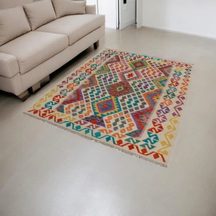 Afghan hand woven Kelim 158x200 Maimana Kilim rug