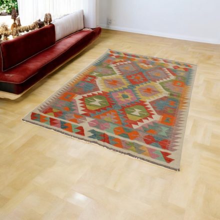 Afghan Kelim Chobi 147x198 hand woven Kilim rug