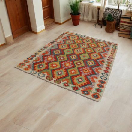 Ethnic Kilim rug Chobi 148x201 hand woven afghan rug