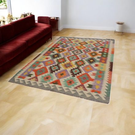 Ethnic Kilim rug Chobi 175x247 hand woven afghan rug