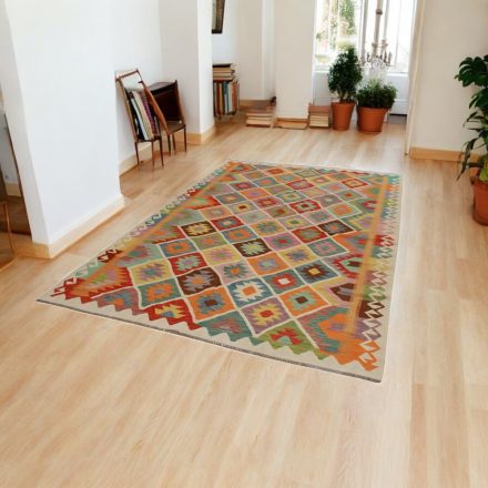 Chobi Kelim rug 196x302 hand woven wool Kilim