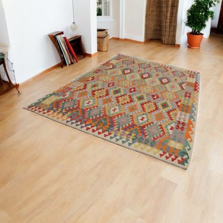 Afghan Kelim rug Chobi 200x308 ethnic hand woven Kilim